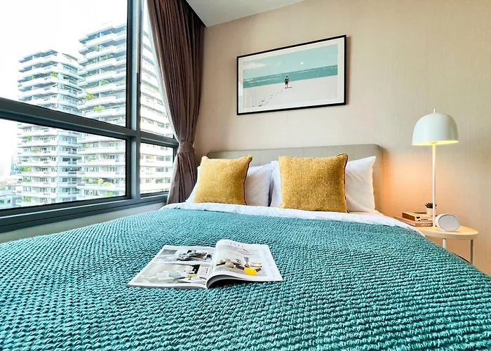 Feriehus Stylish Modern 1br - Ultra Fast Wifi - Bts Phrom Phong Bangkok