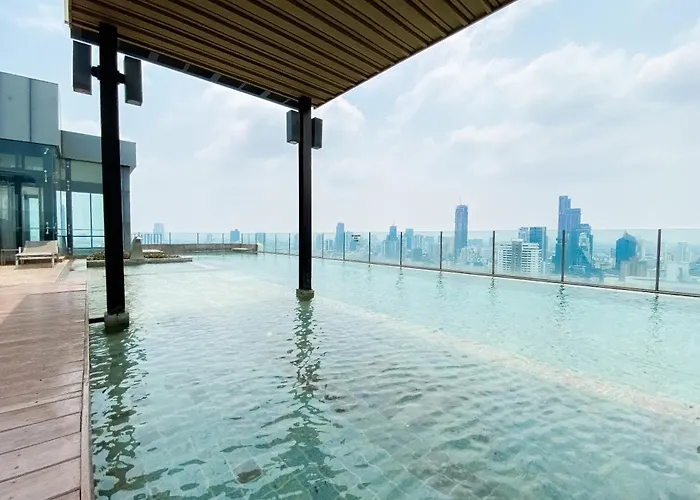 Feriehus Stylish Modern 1br - Ultra Fast Wifi - Bts Phrom Phong *